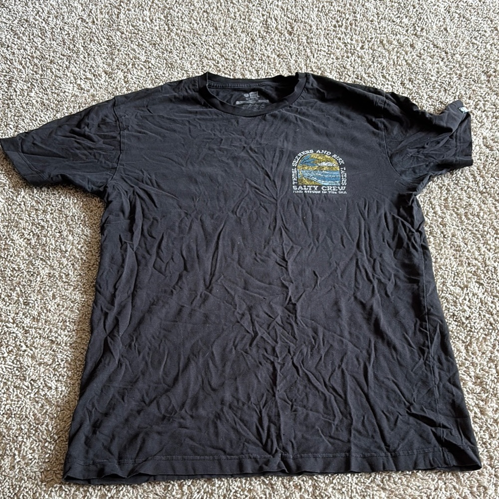 Salty Crew Black Short Sleeve Tee Casual Wear